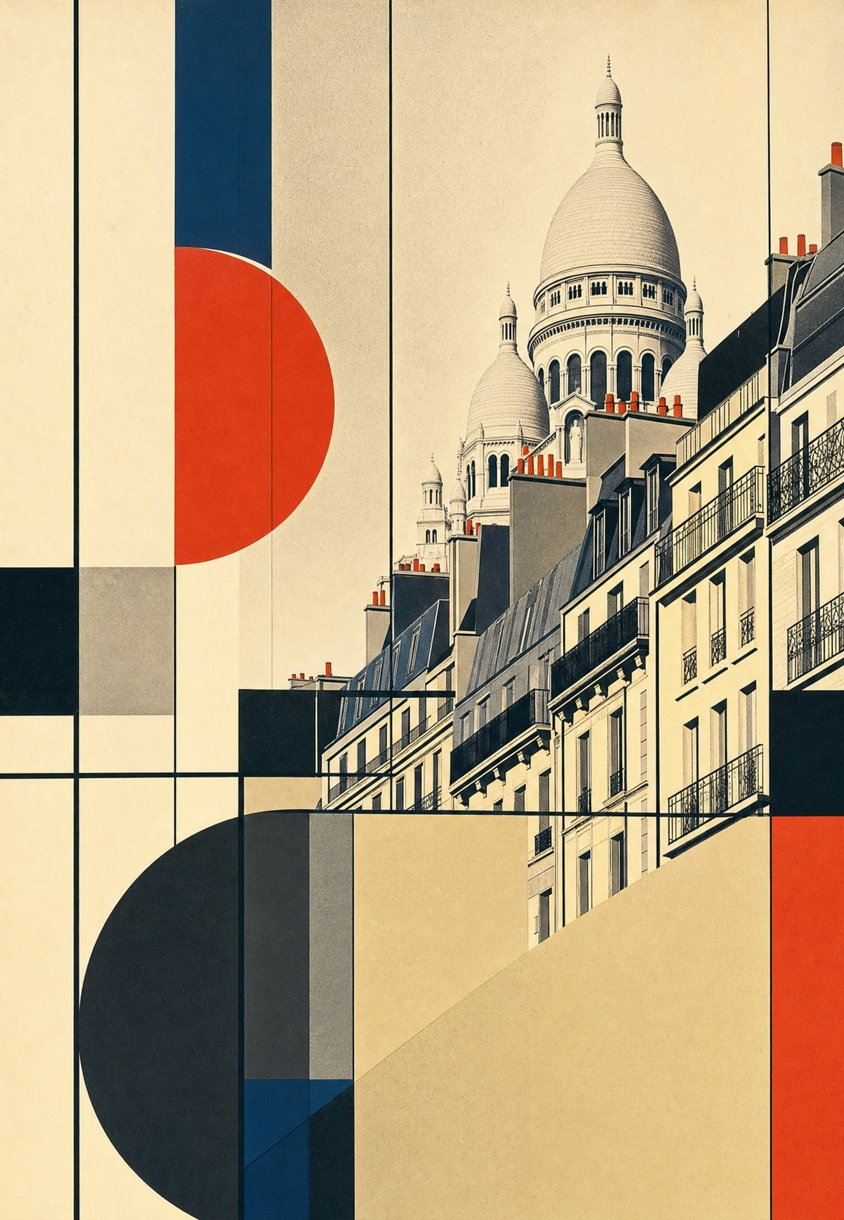 Paříž - Montmartre ve výřezech