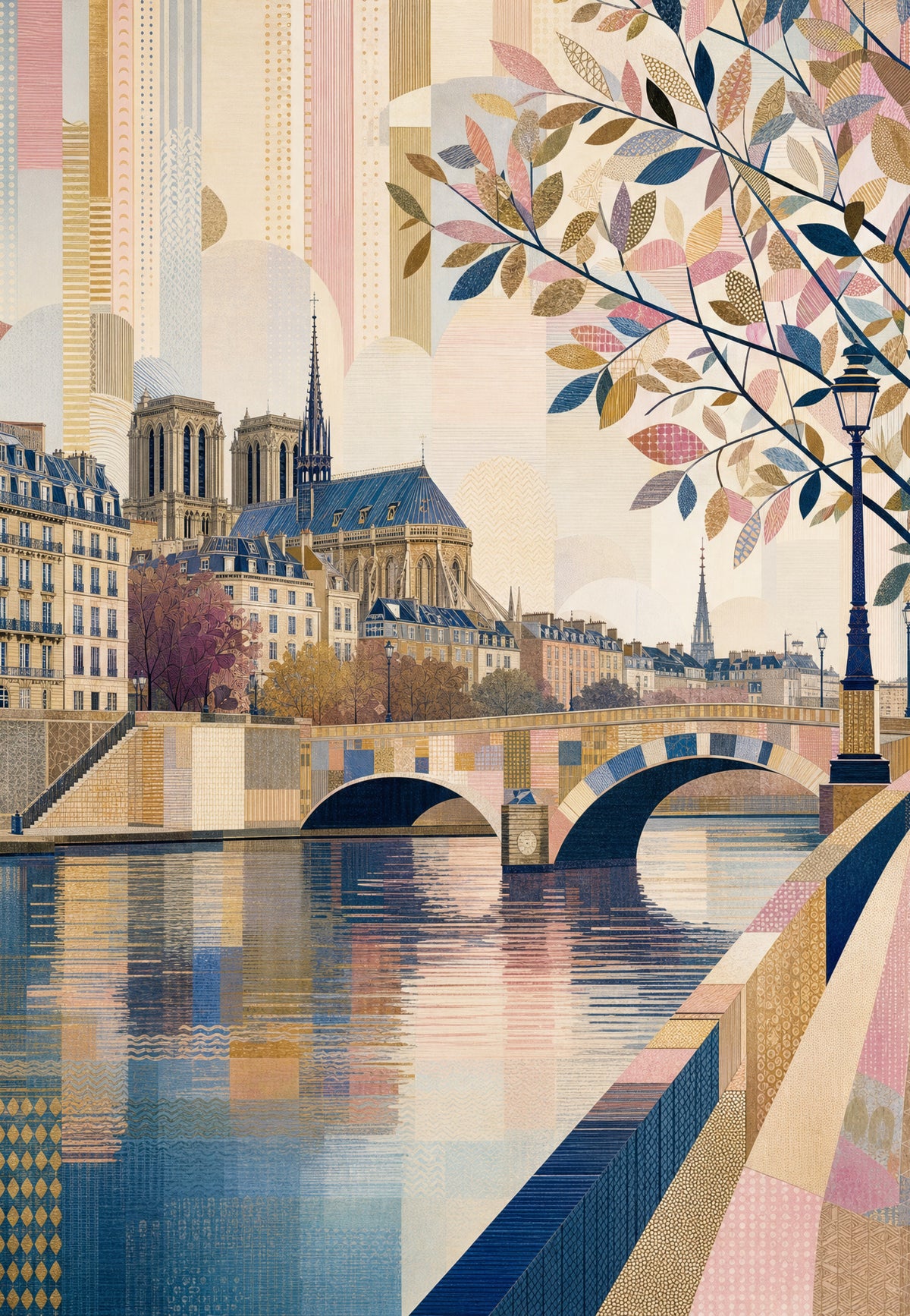 Pariz - Notre-Dame u patchworku
