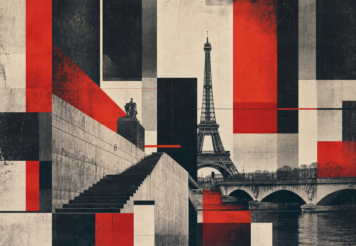 Paris - Trocadéro en contre-jour (Paysage)