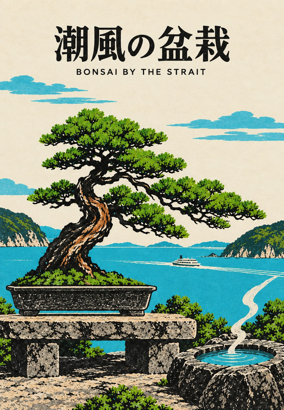 Bonsai frente ao estreito