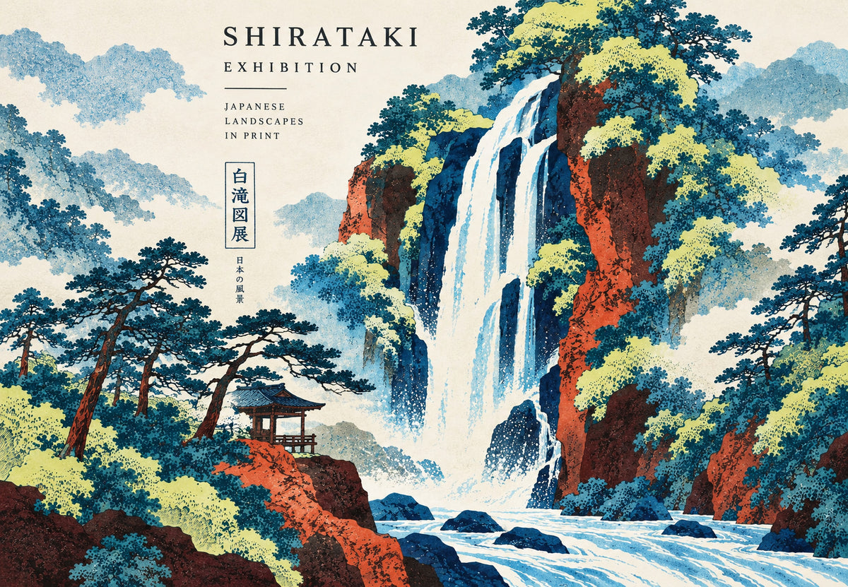Shirataki-Wasserfall (Querformat)