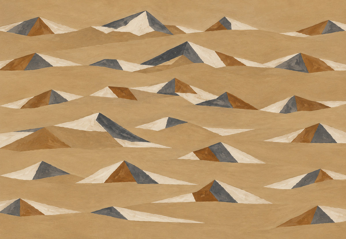 Crêtes géométriques (Paysage)
