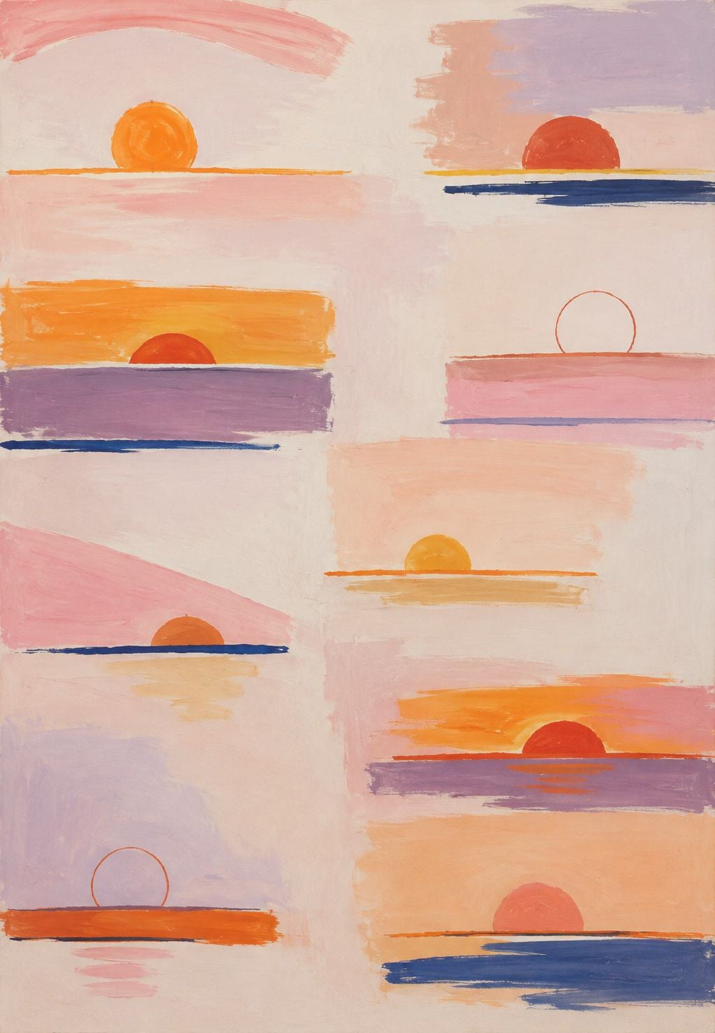 Ocho puestas de sol