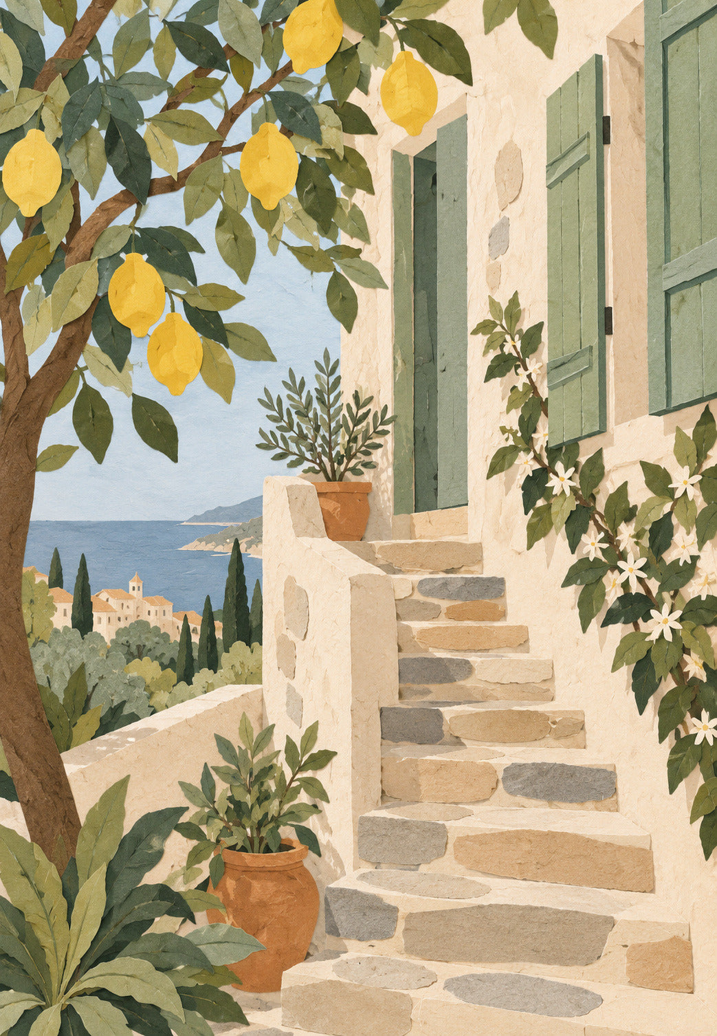 The Staircase by the Wild Lemon Tree