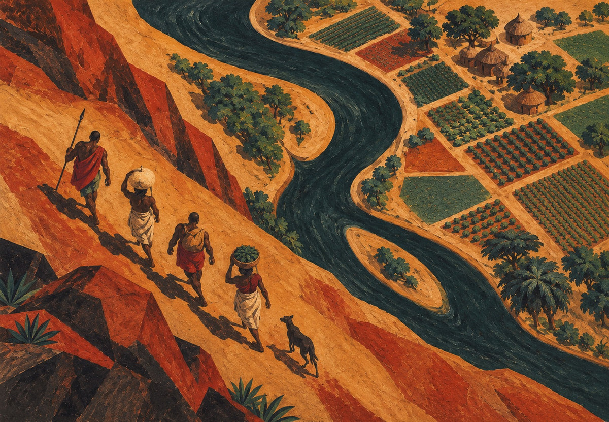 The Path above the River (Landscape)