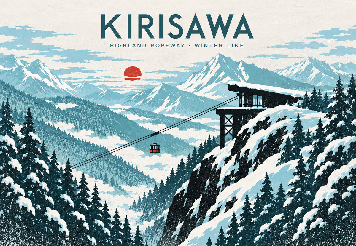 Kirisawa Cable Car at Sunset (Landscape)