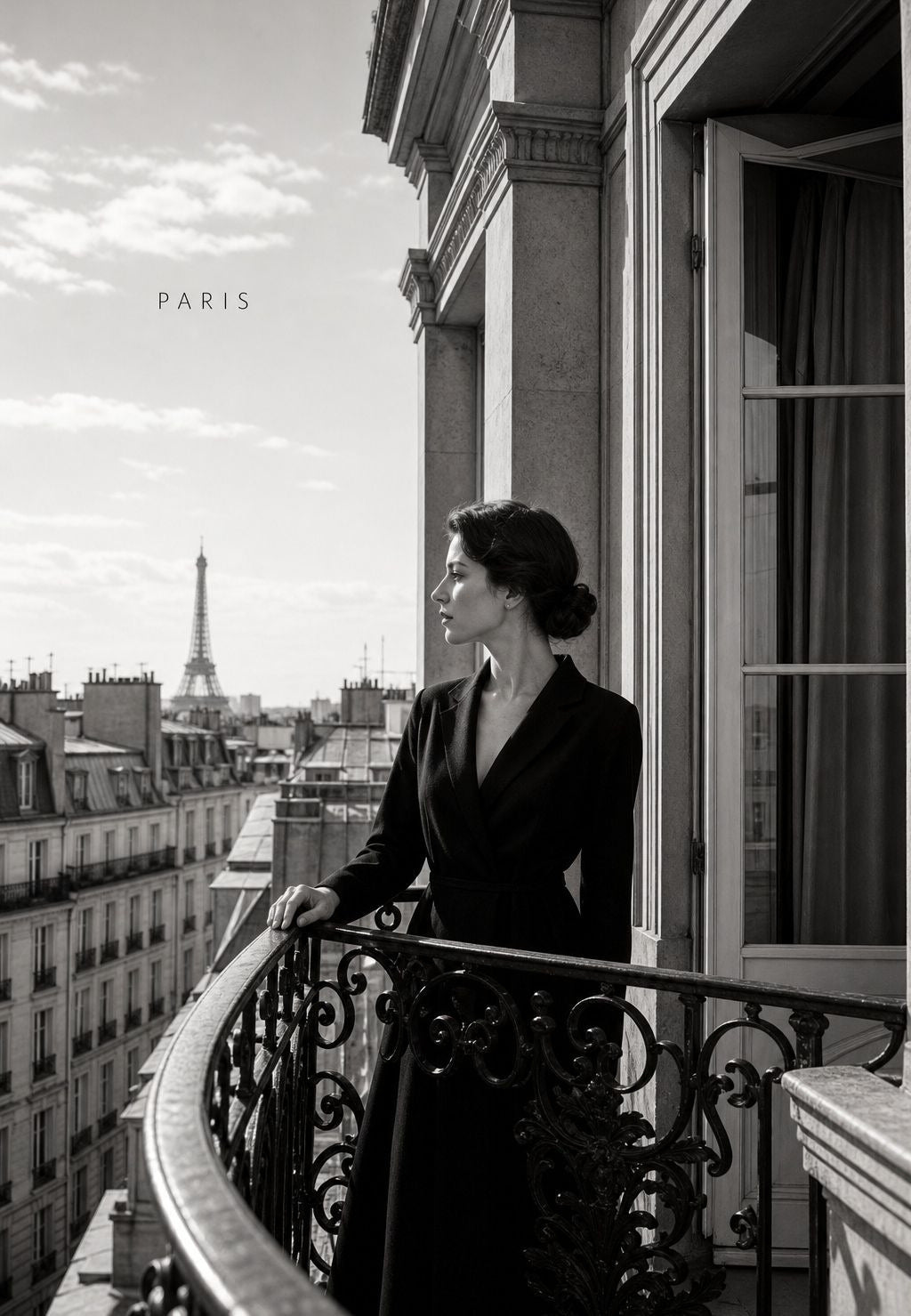 A gaze towards the Eiffel Tower