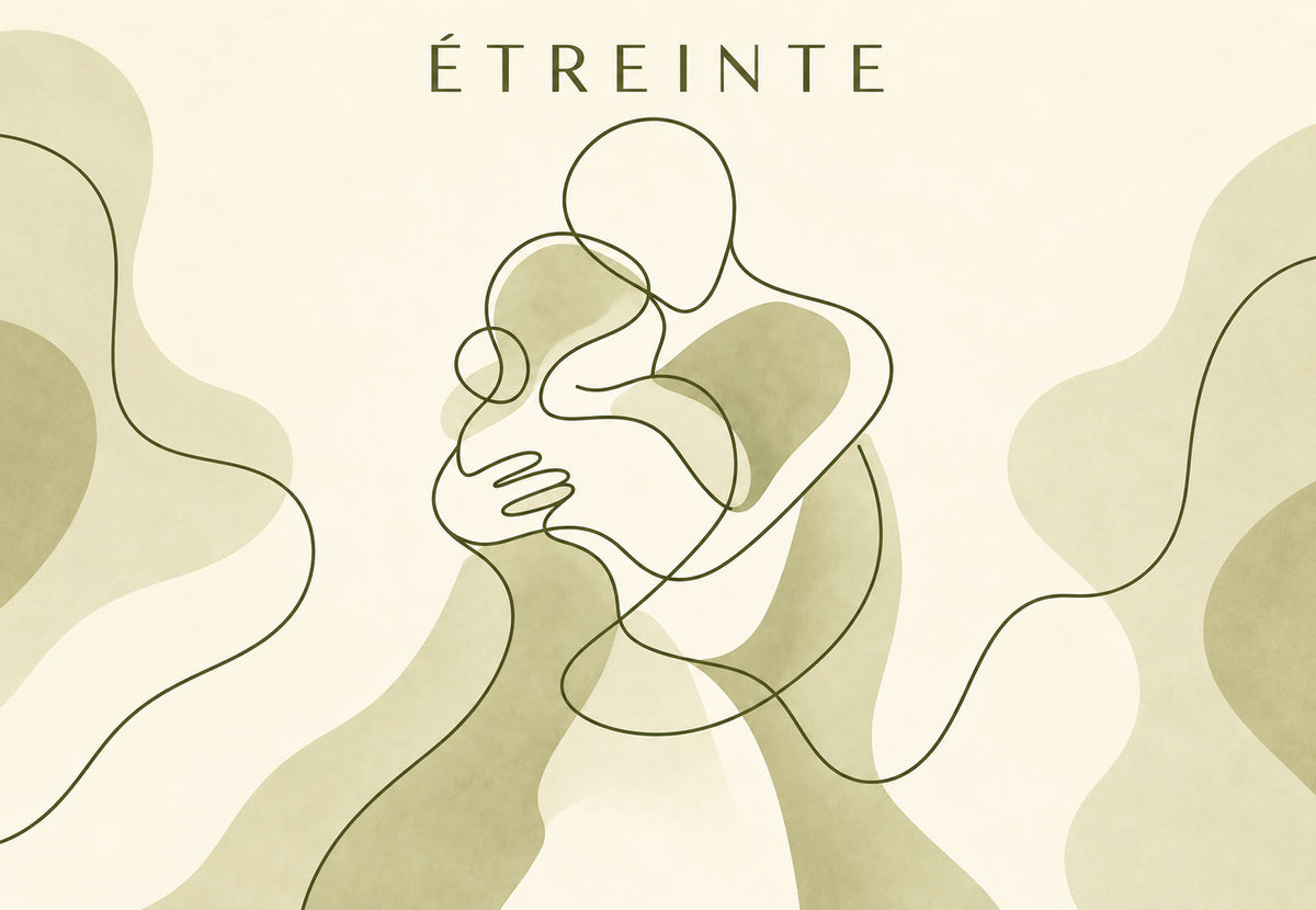 Contour d'une étreinte olive (Paysage)