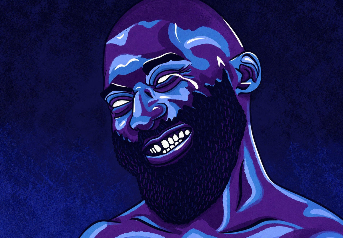 Bärtiger Mann (Querformat)