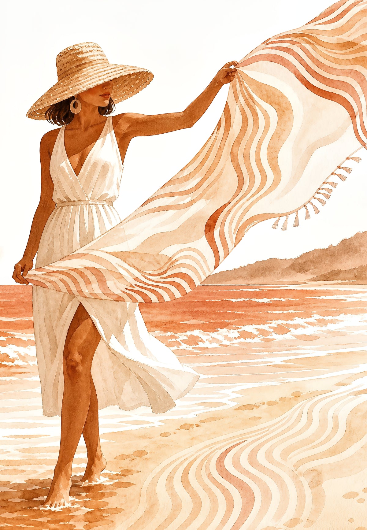 Madame Fleur na plaži