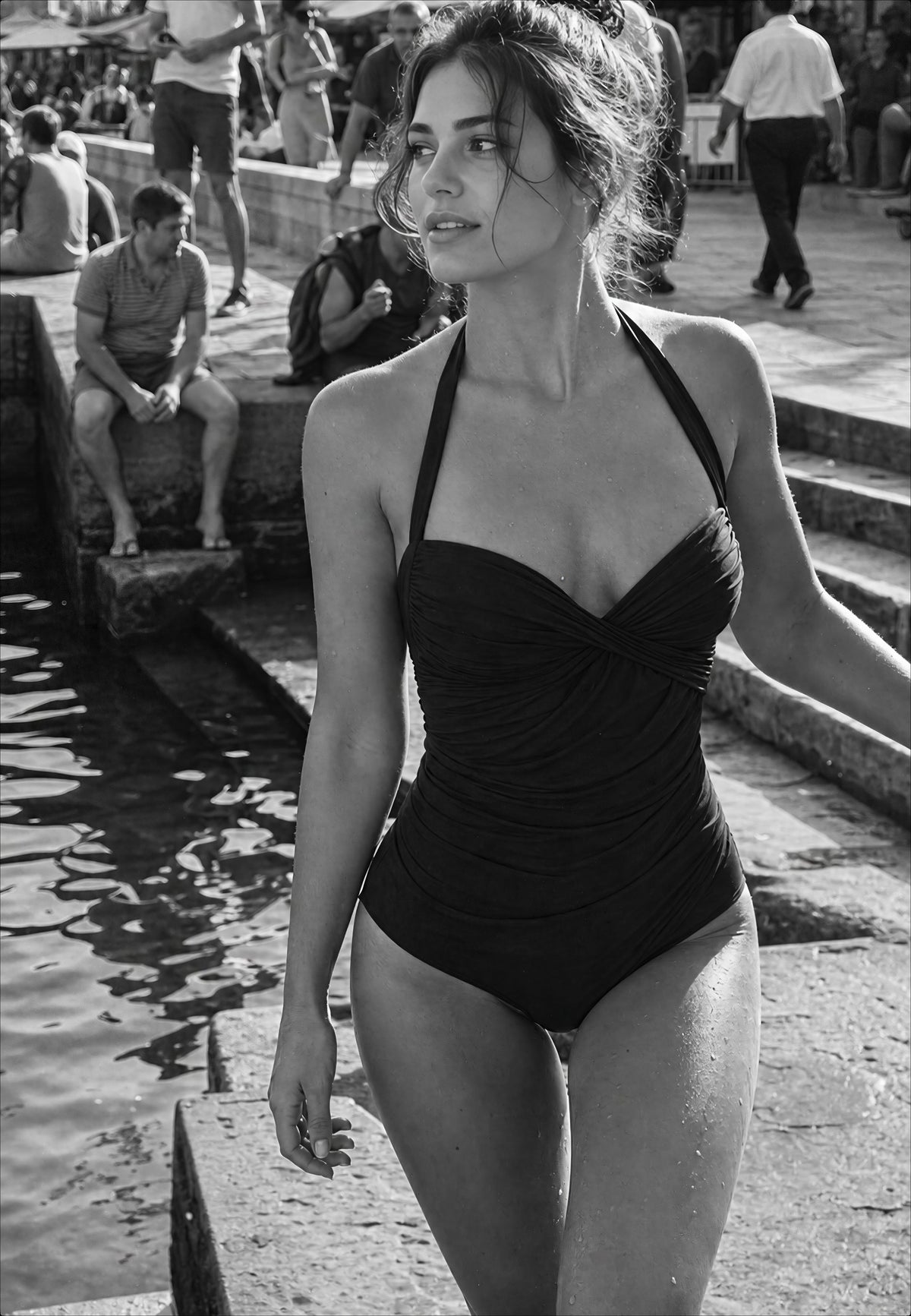 Ein Sommermoment am Becken