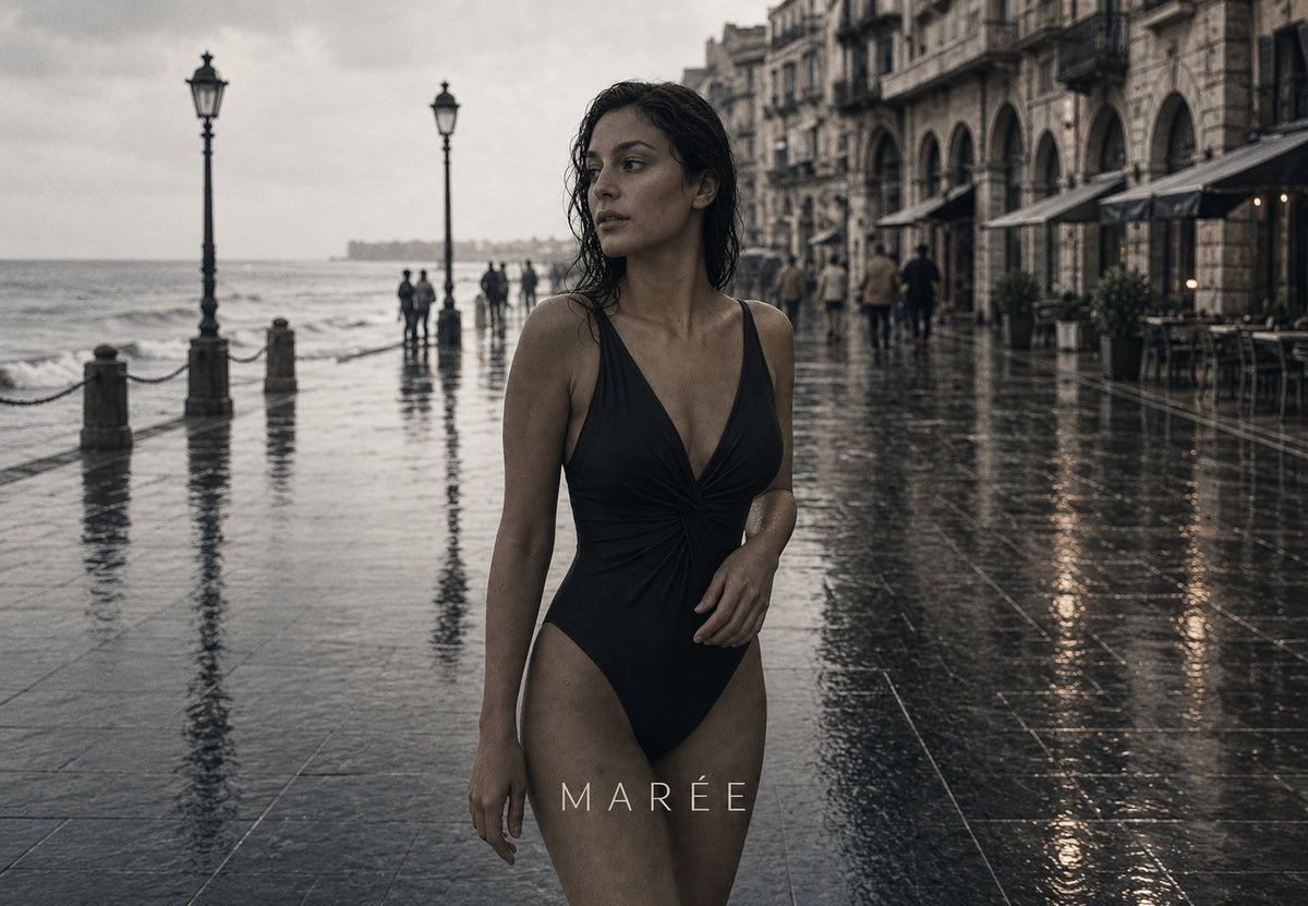 Marea en el paseo marítimo (Horizontal)