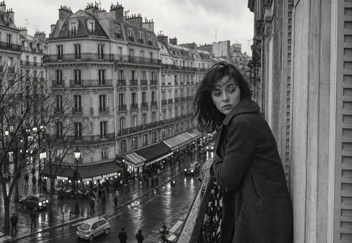 Gaze on the Wet Street (Landscape)