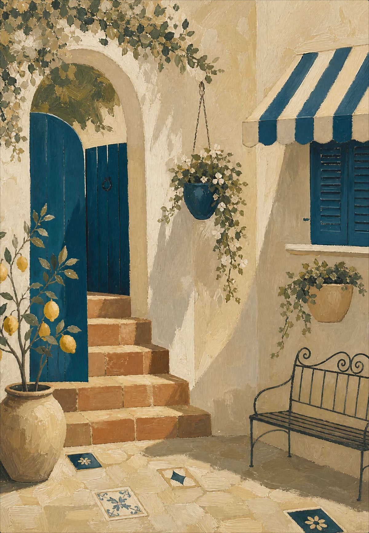 Provence - Der Zitronenbaum vor der Tür