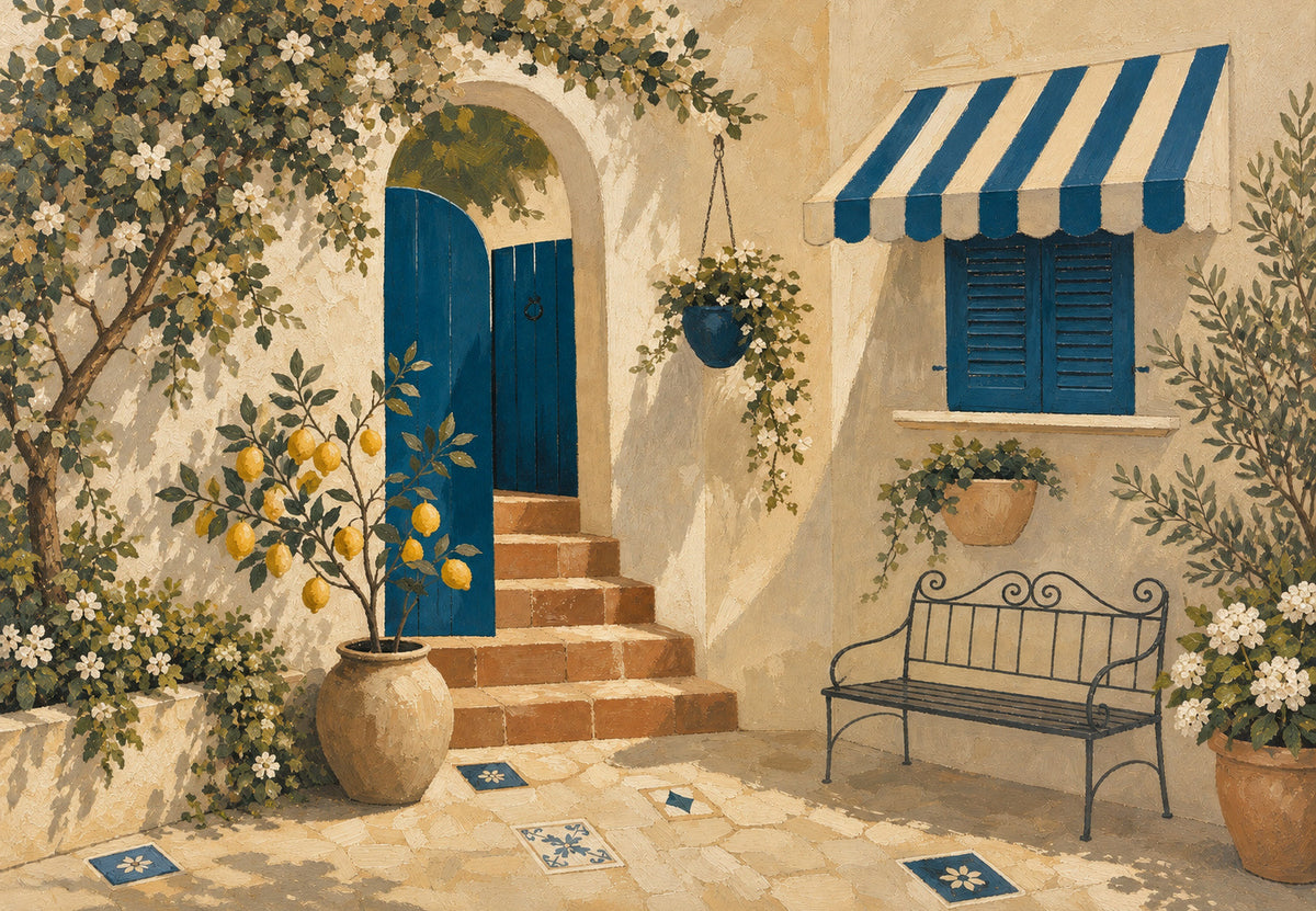 Provence - Citroník před dveřmi (Na šířku)