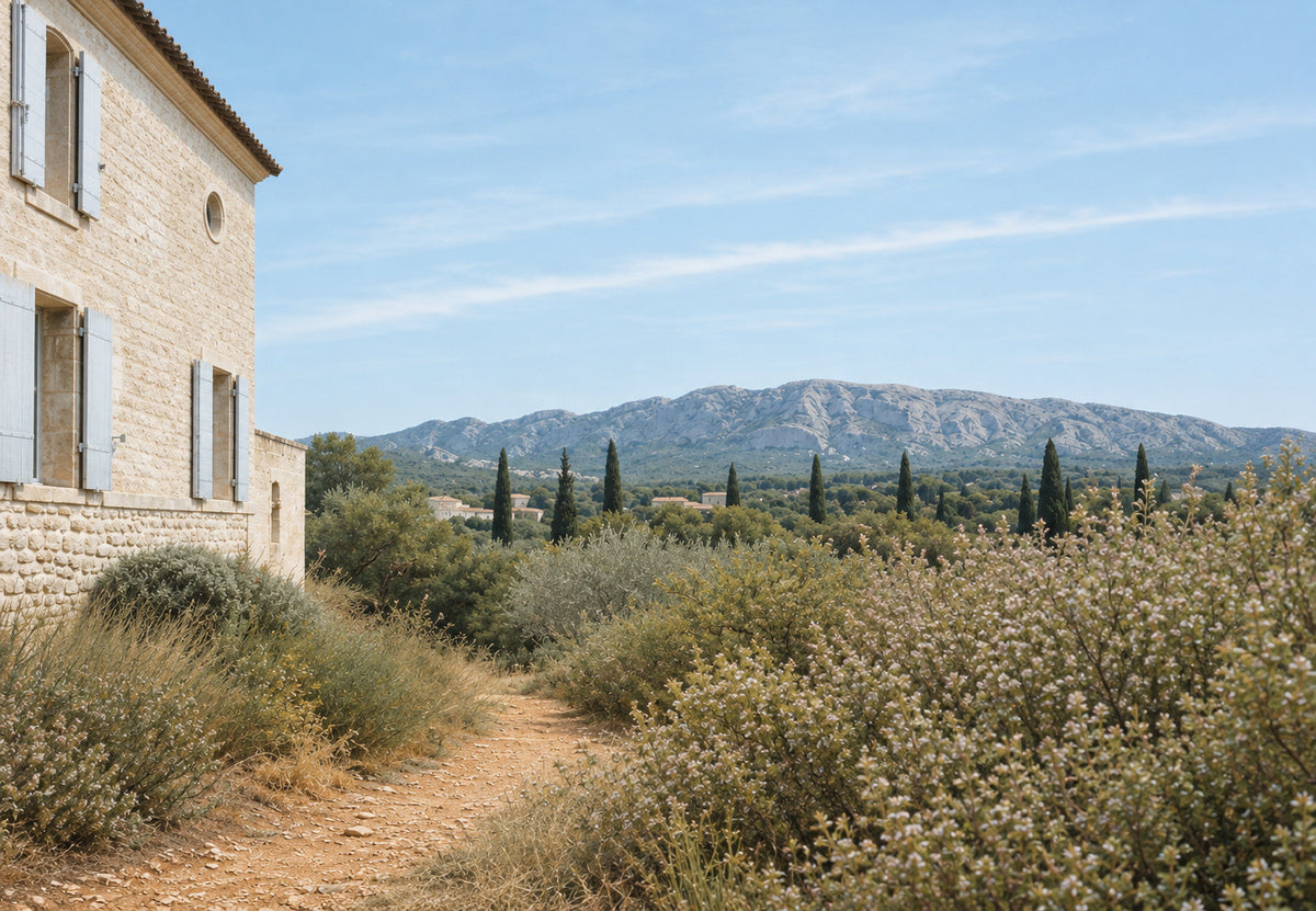 Provence - The farmhouse at the end of the track (Landscape)