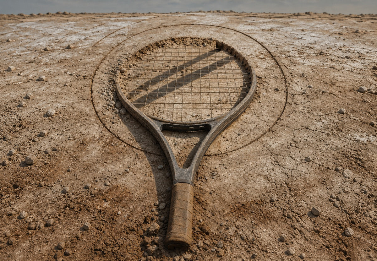 The racket in the dust (Landscape)