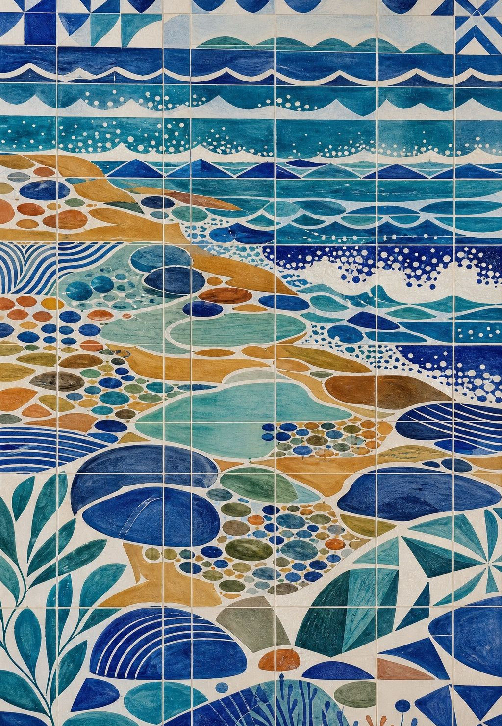 Mosaic shoreline
