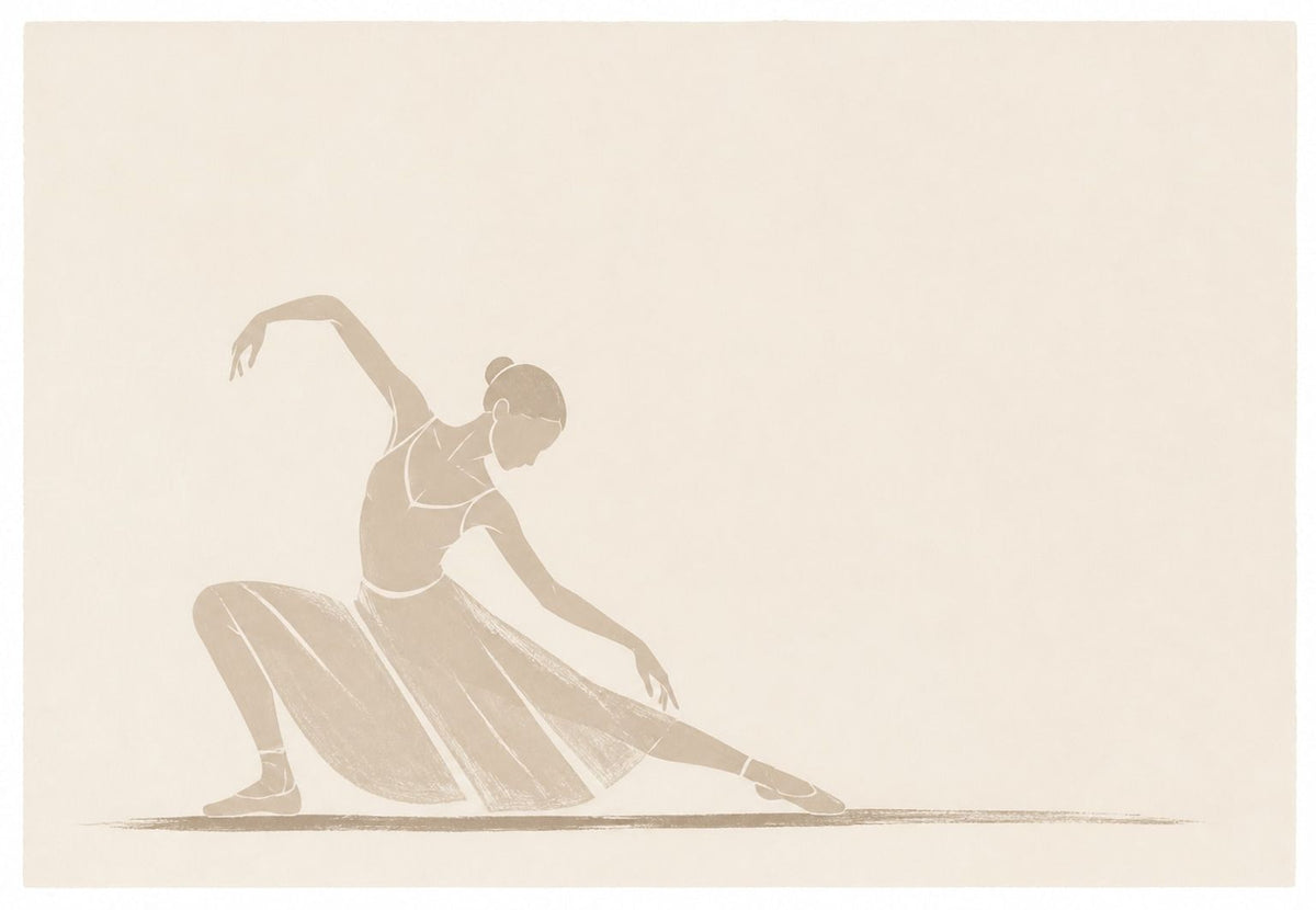 Stretching Dancer (Landscape)
