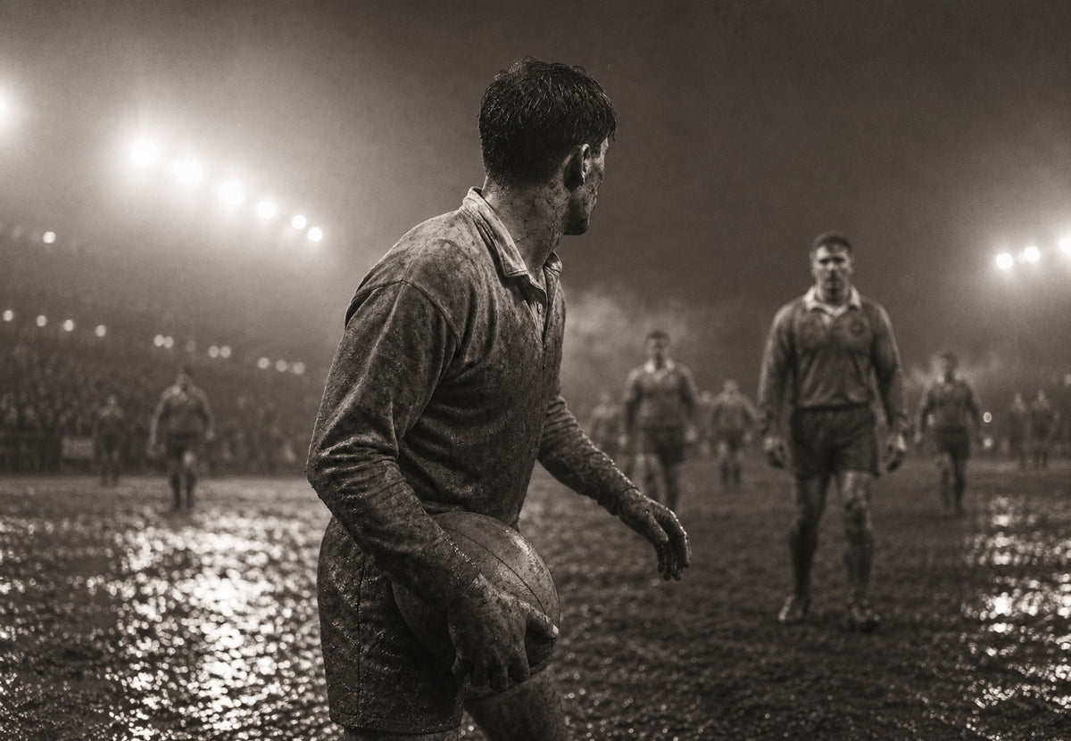 Player under the floodlights (Landscape)