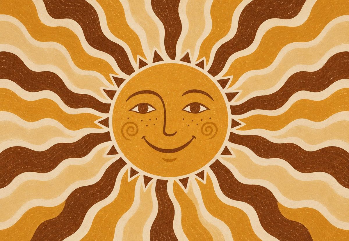 Le soleil aux taches de rousseur (Paysage)
