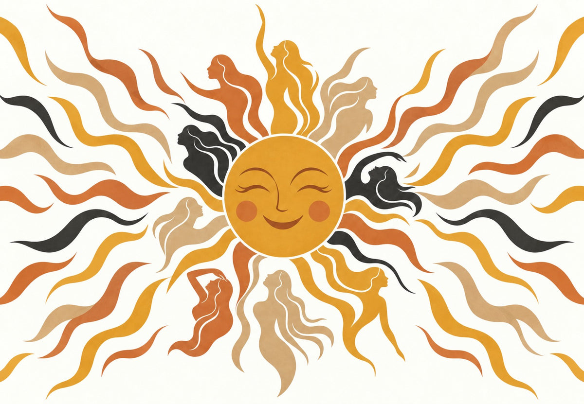 Les déesses du soleil (Paysage)