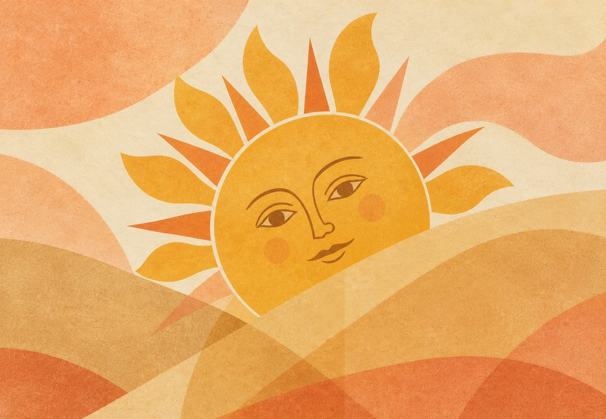 The sun on the planes (Landscape)