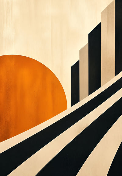 Die Sonne am Ende der Straße