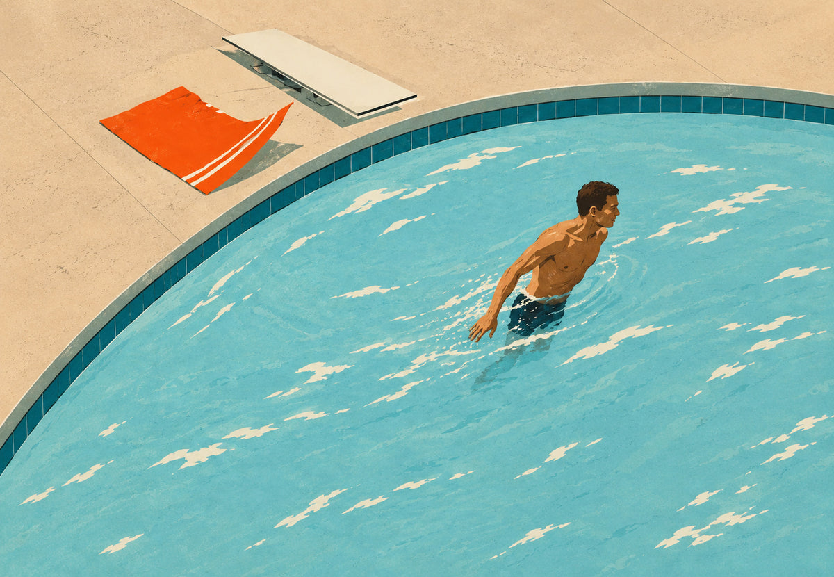 The Pool Seen From Above (Landscape)