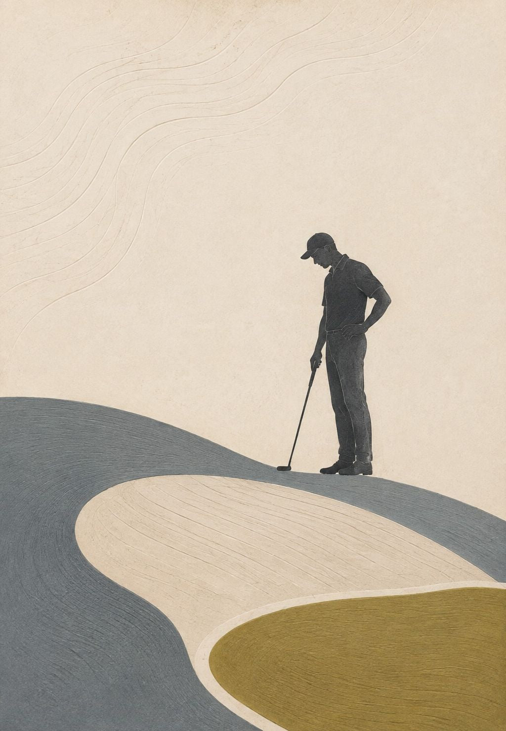 The Pensive Golfer