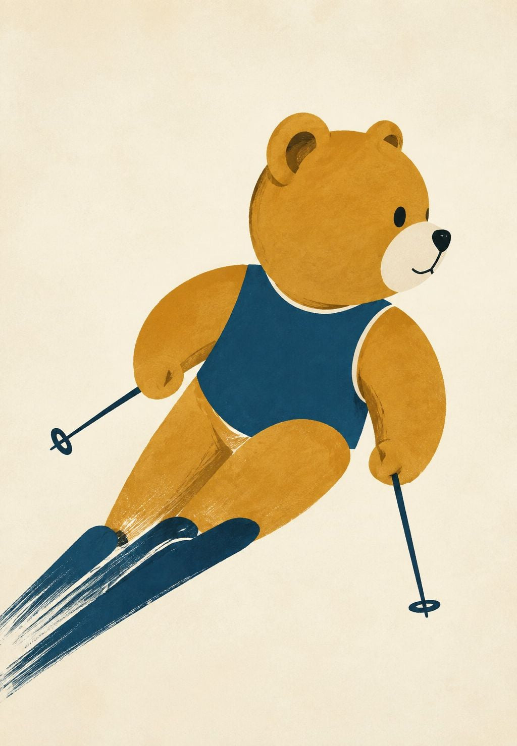 Ourson champion de ski