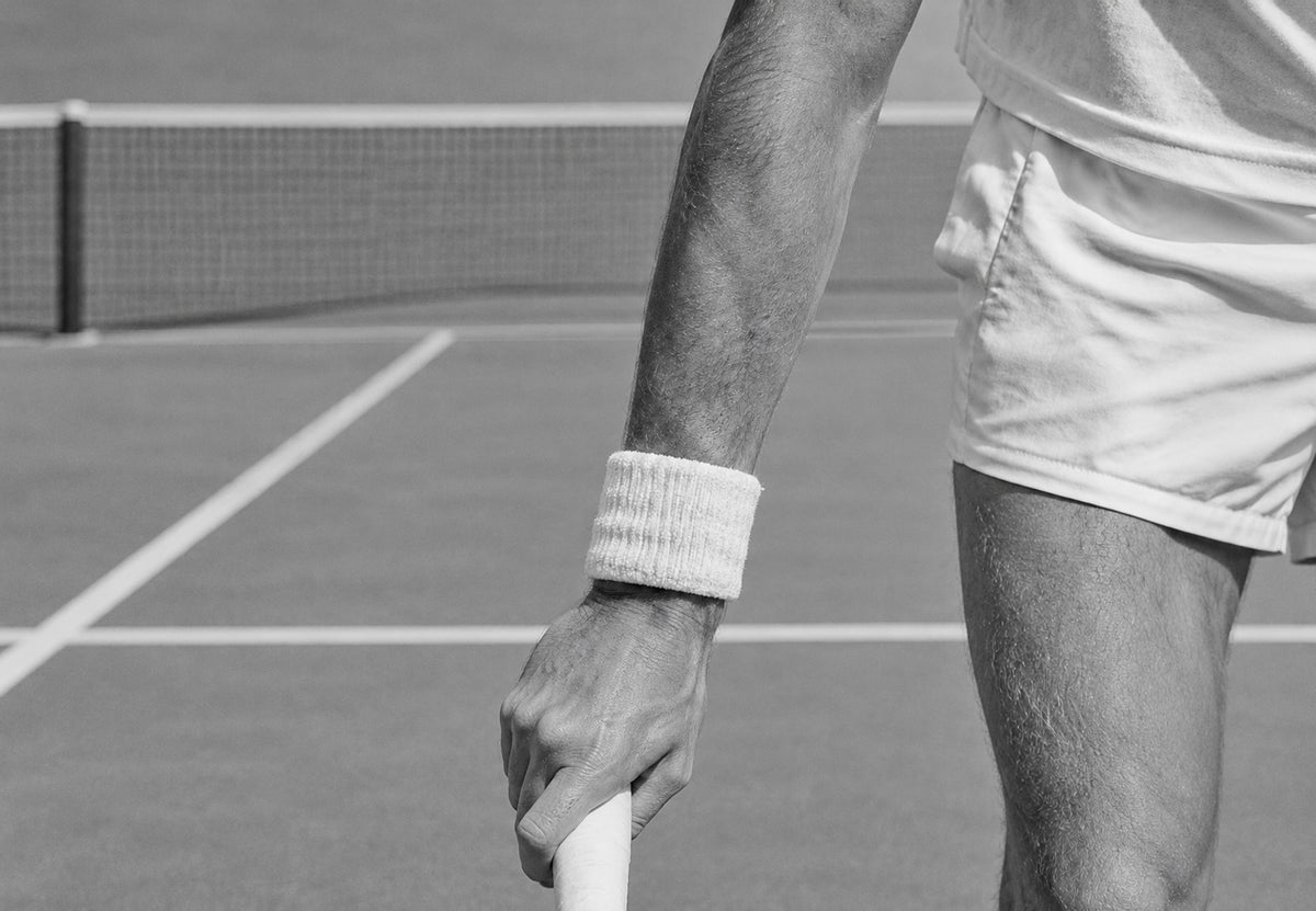 Tennis, the Wrist and the Net Line (Landscape)