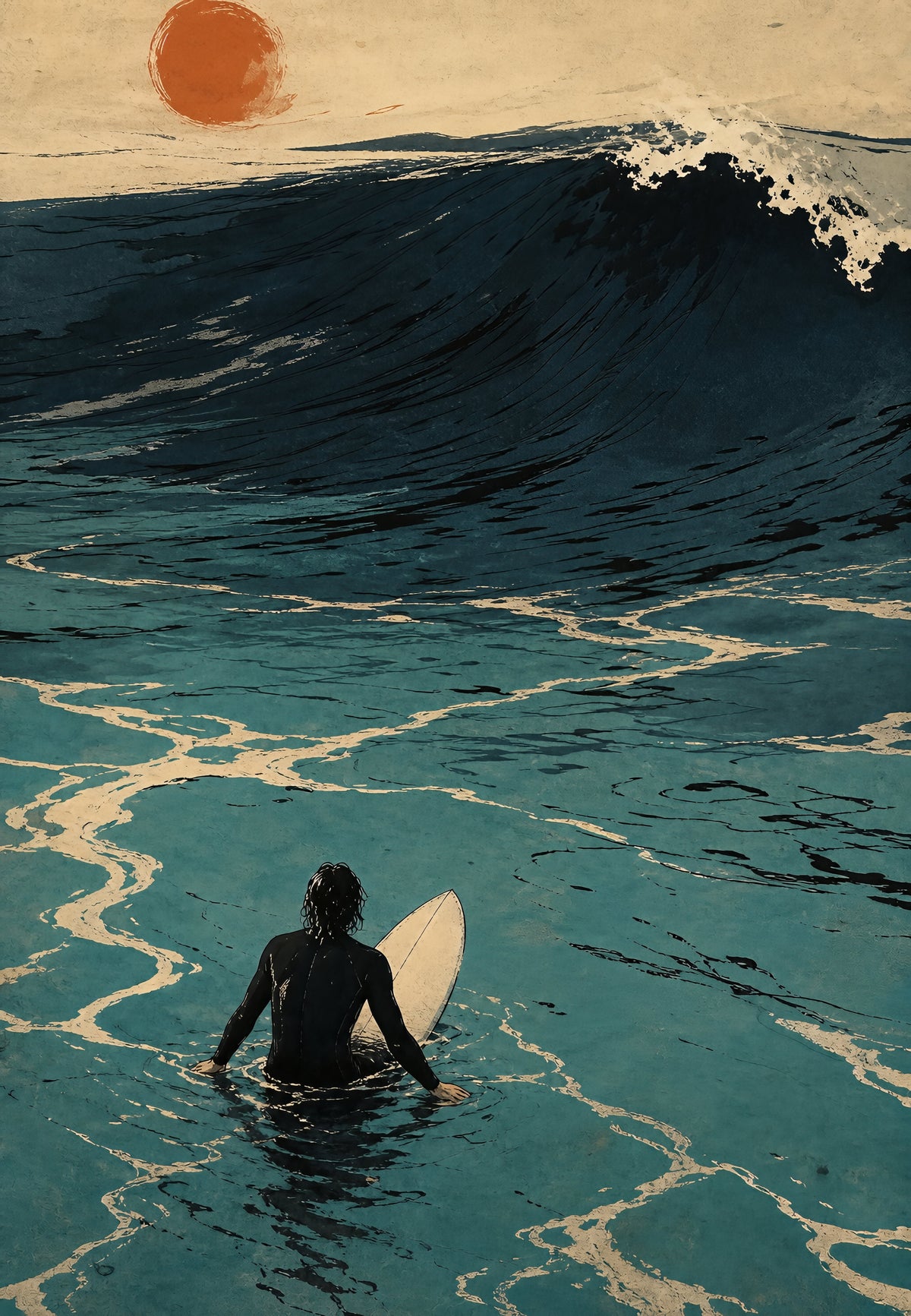 Face à la vague
