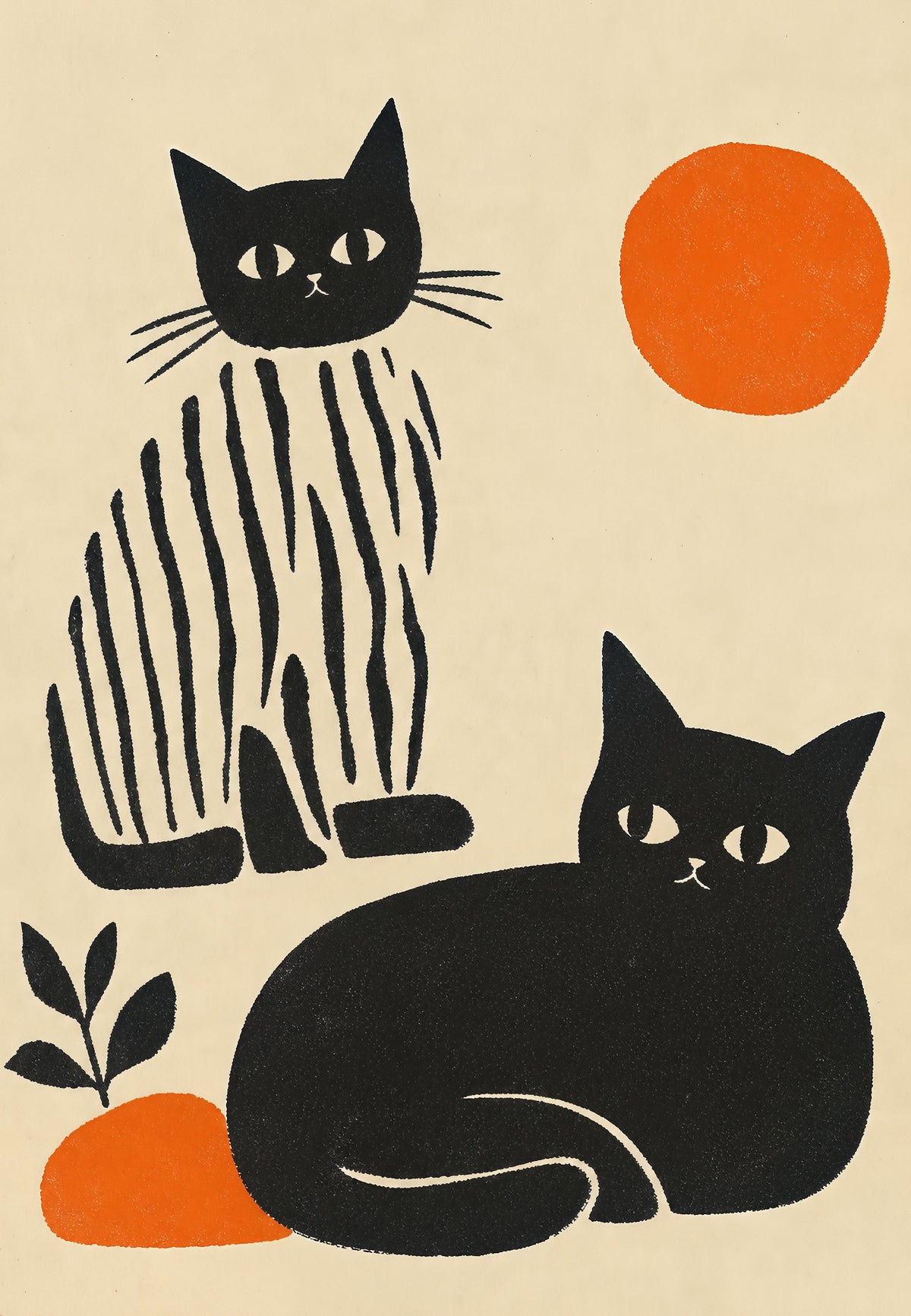 Die Katzen in der Sonne