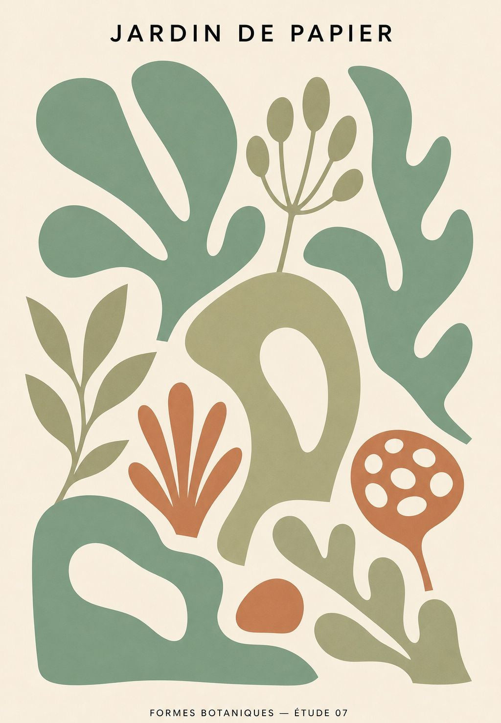 Paper garden botanics