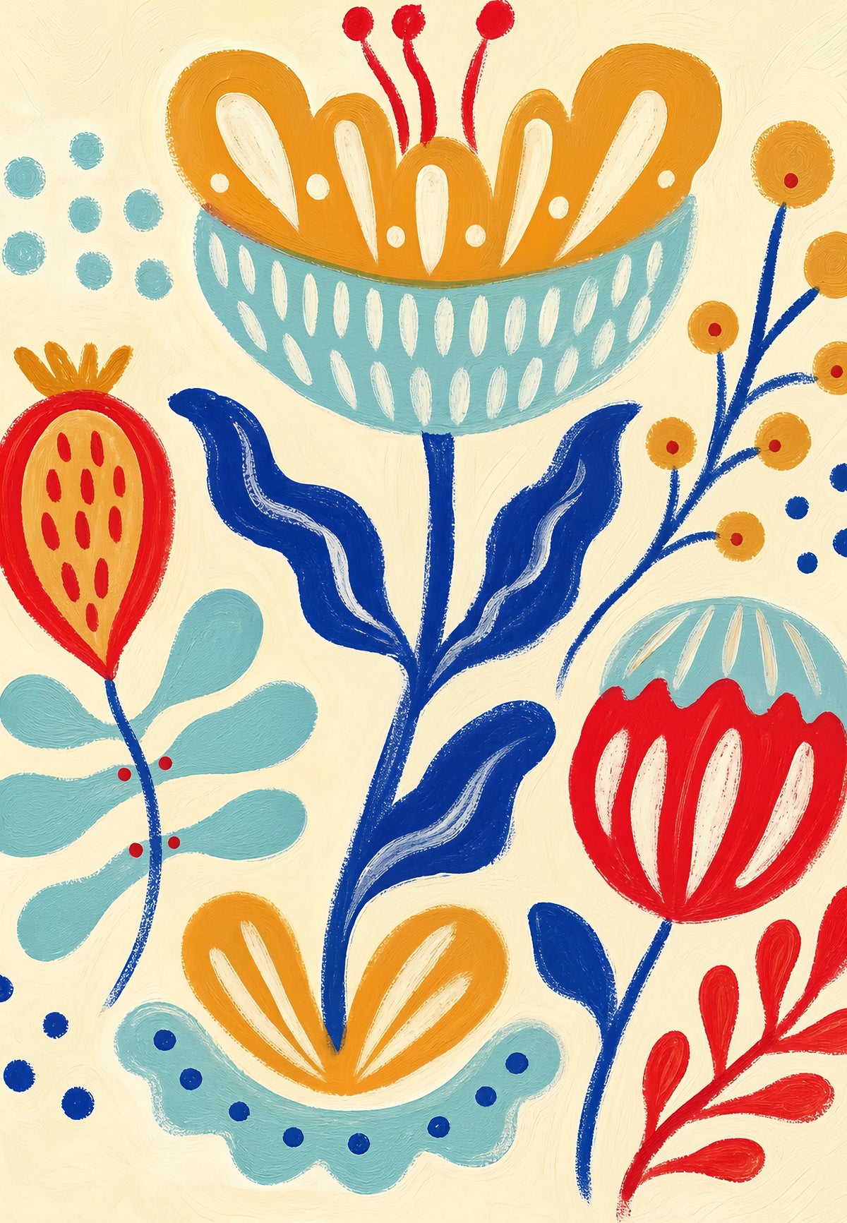 Der Garten aus Papierblumen