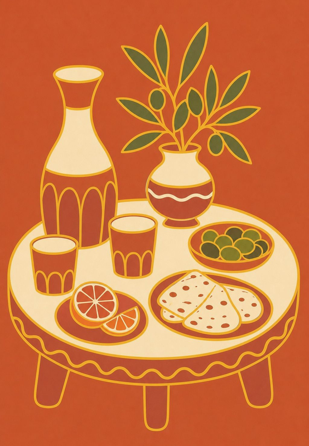 The aperitif table