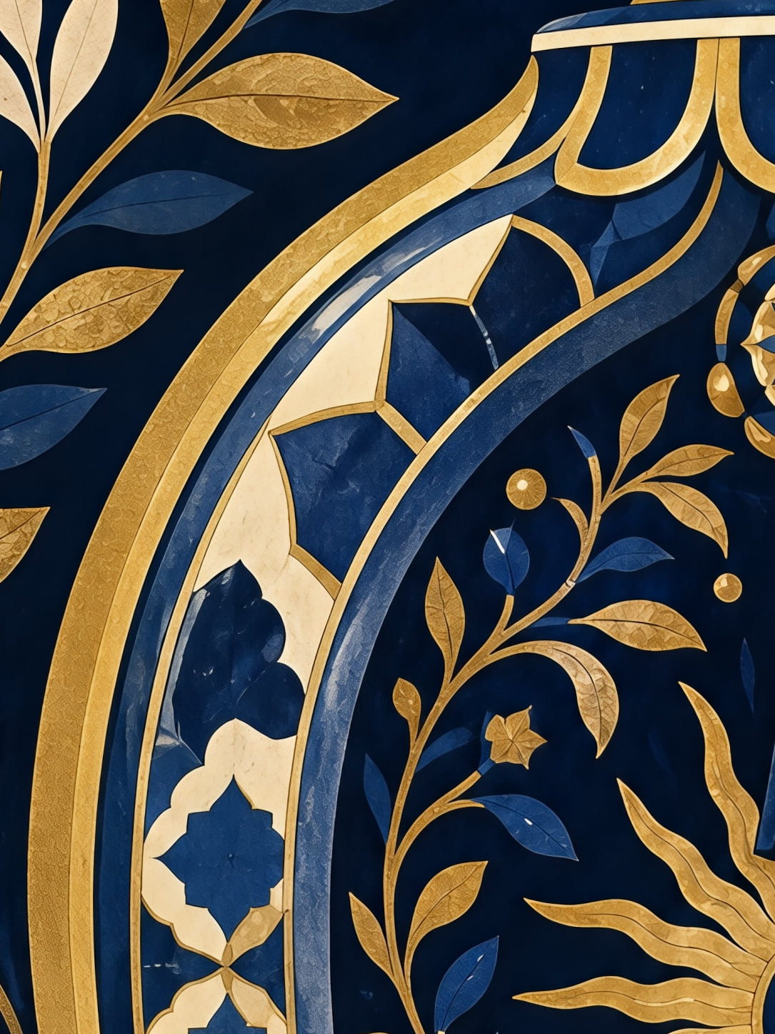 Detail a taille reelle du tirage, affiche tendances deco le flacon au soleil d or