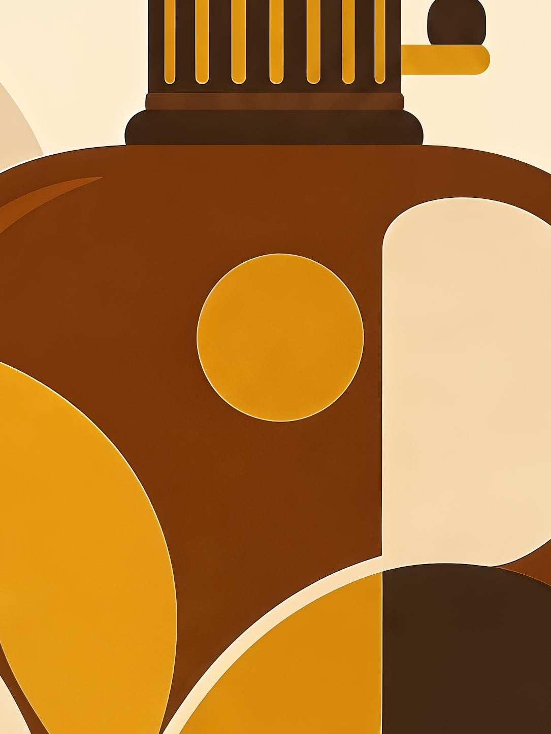 Detail a taille reelle du tirage, affiche tendances deco le vaporisateur a la feuille
