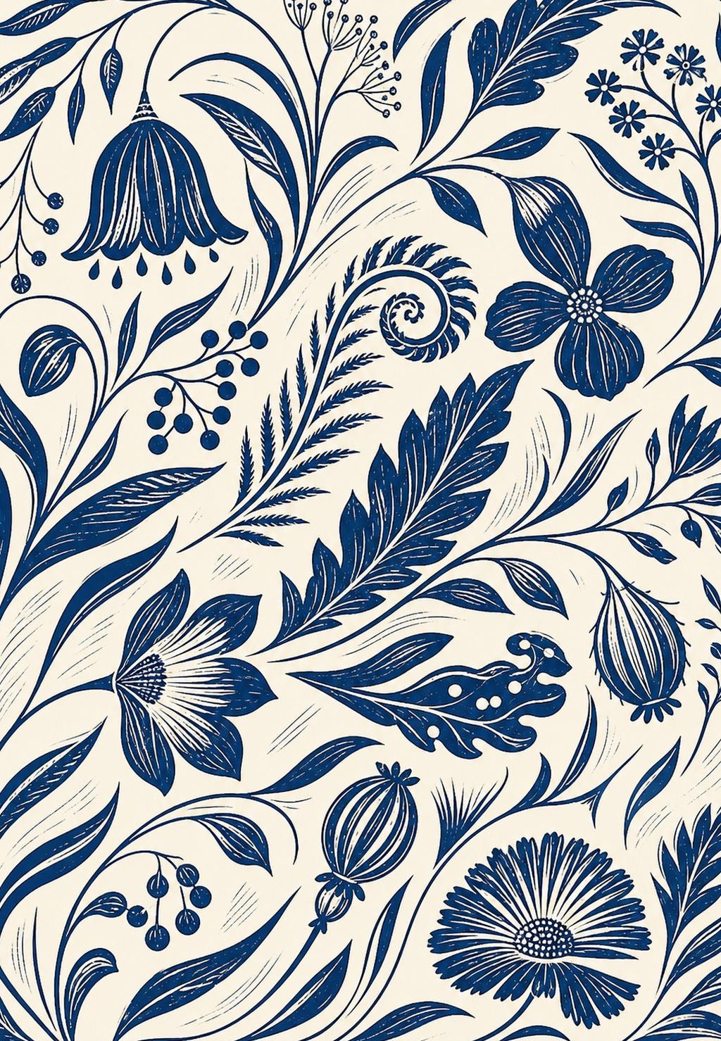 Los tulipanes bordados