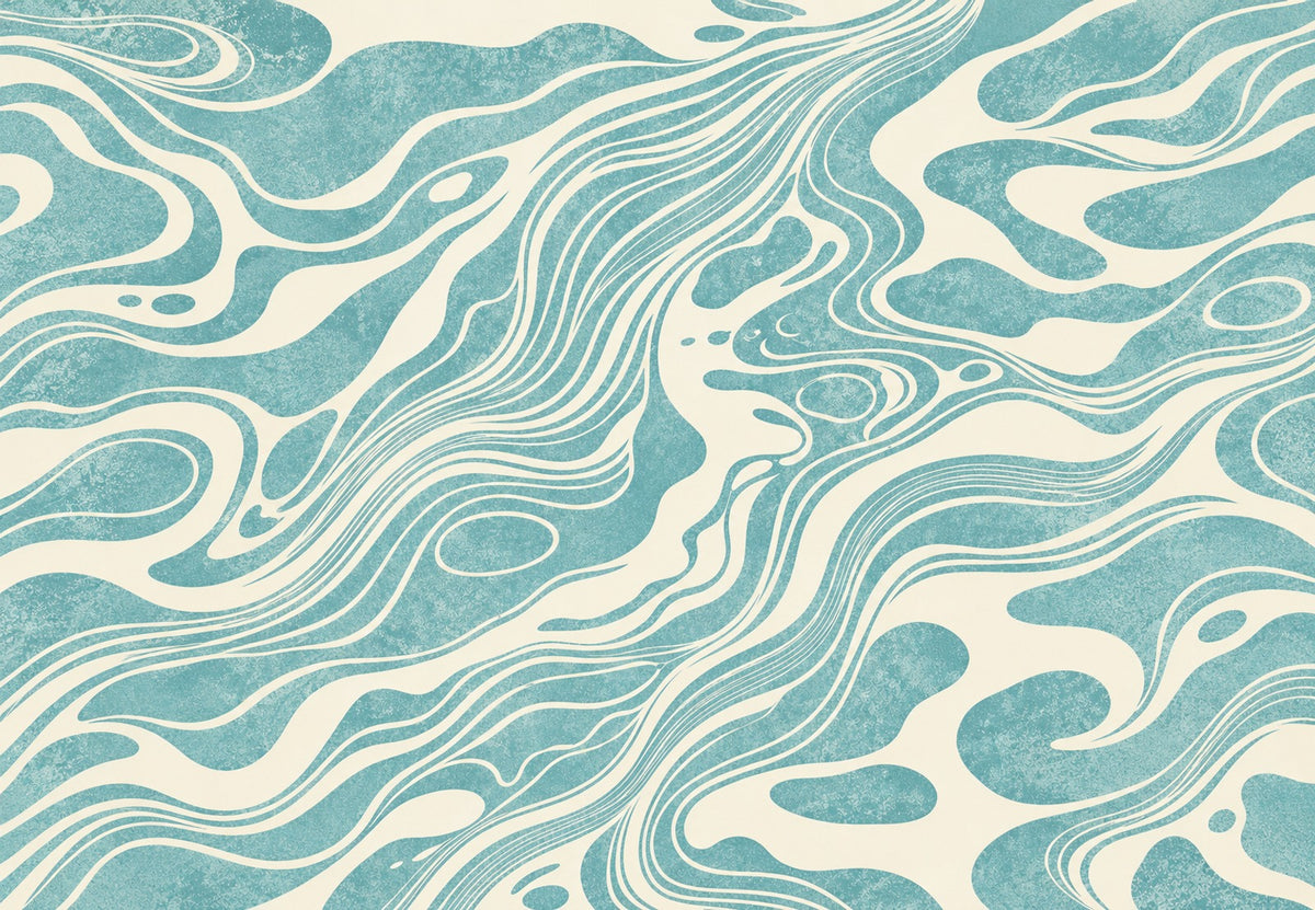 Les ondulations de la mer (Paysage)
