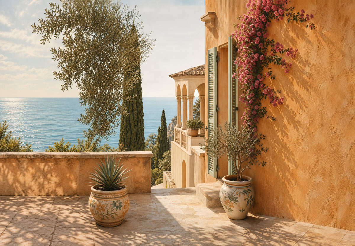 Mediteranska terasa nad morem (Vodoravno)