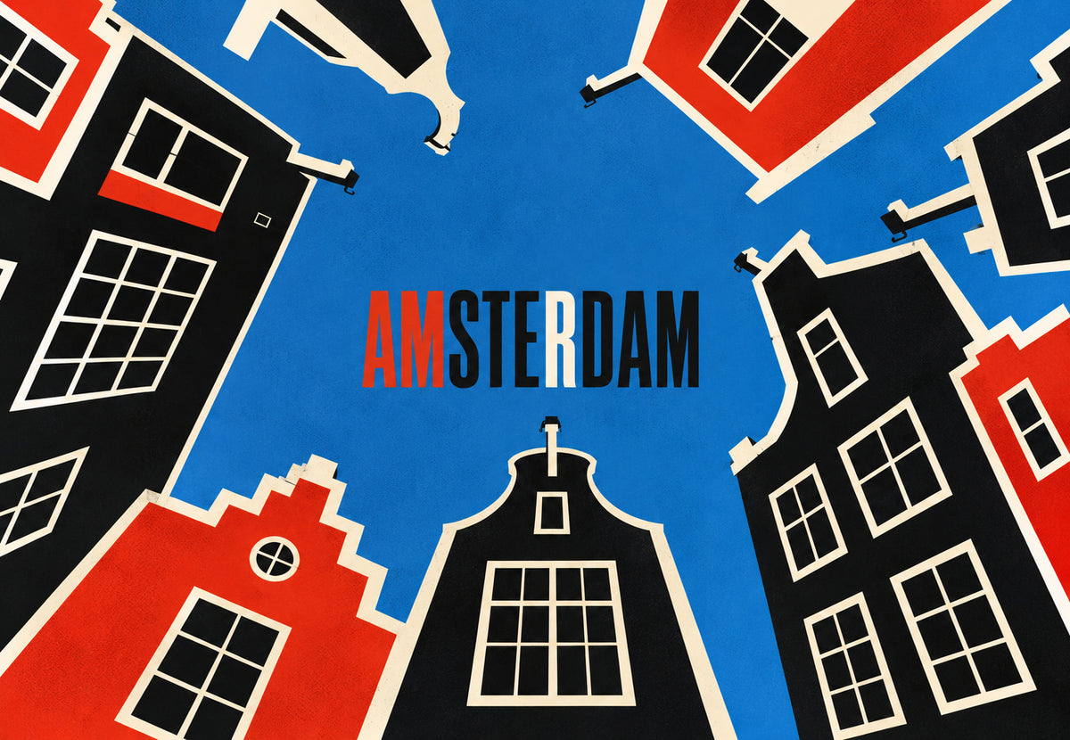 Amsterdam, tra cielo e tetti (Orizzontale)