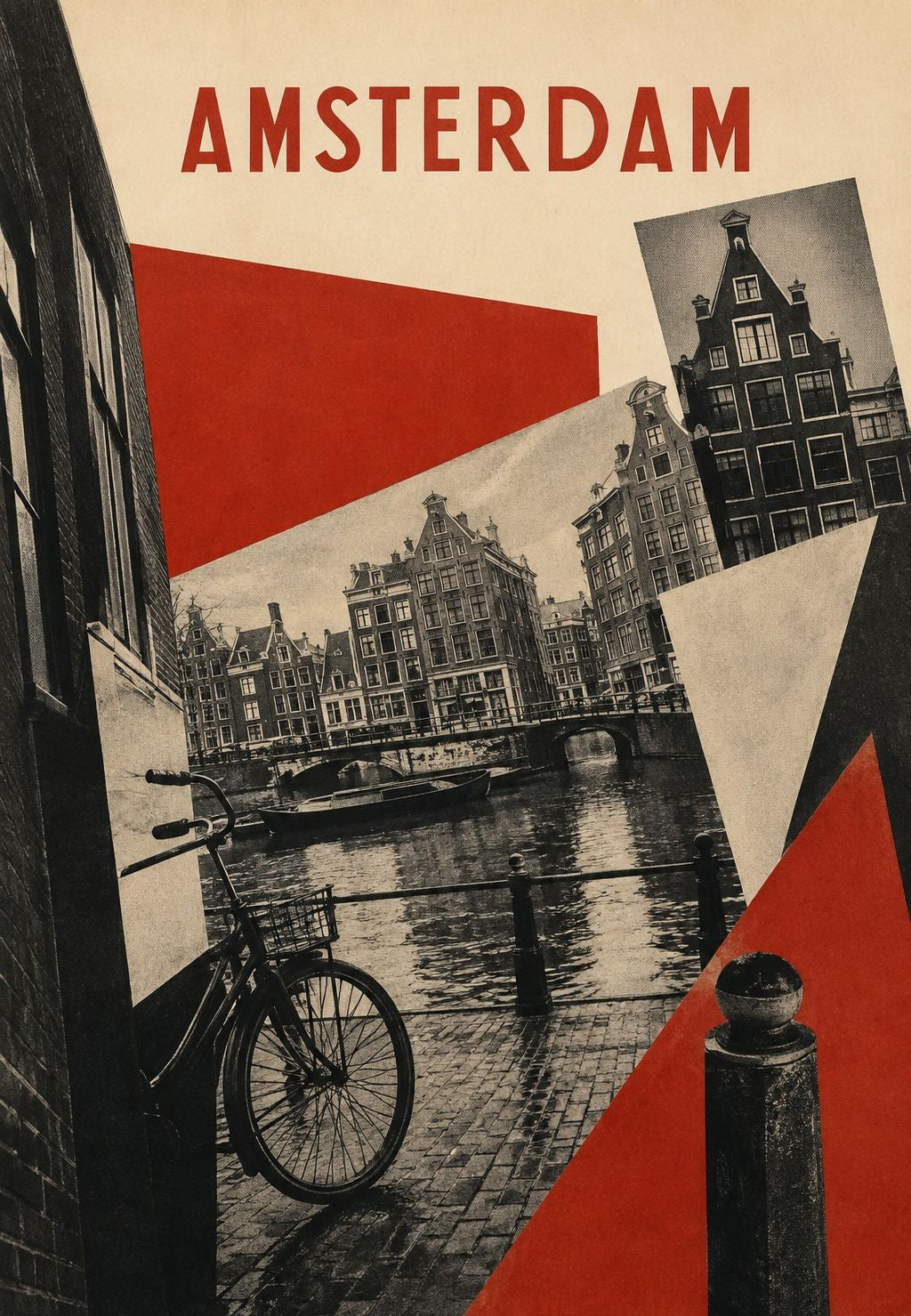 Amsterdam, kolo u kanálu