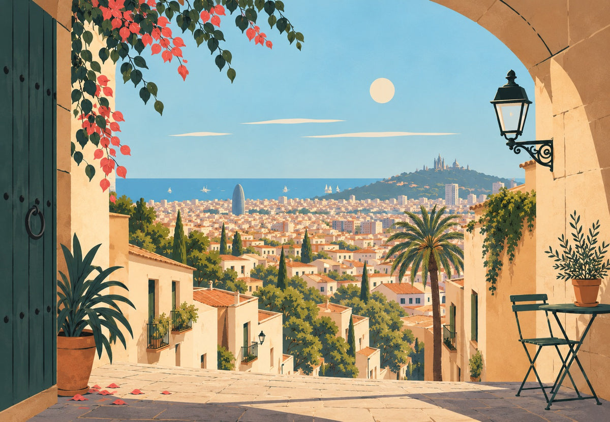 Barcelona, město z podloubí (Na šířku)