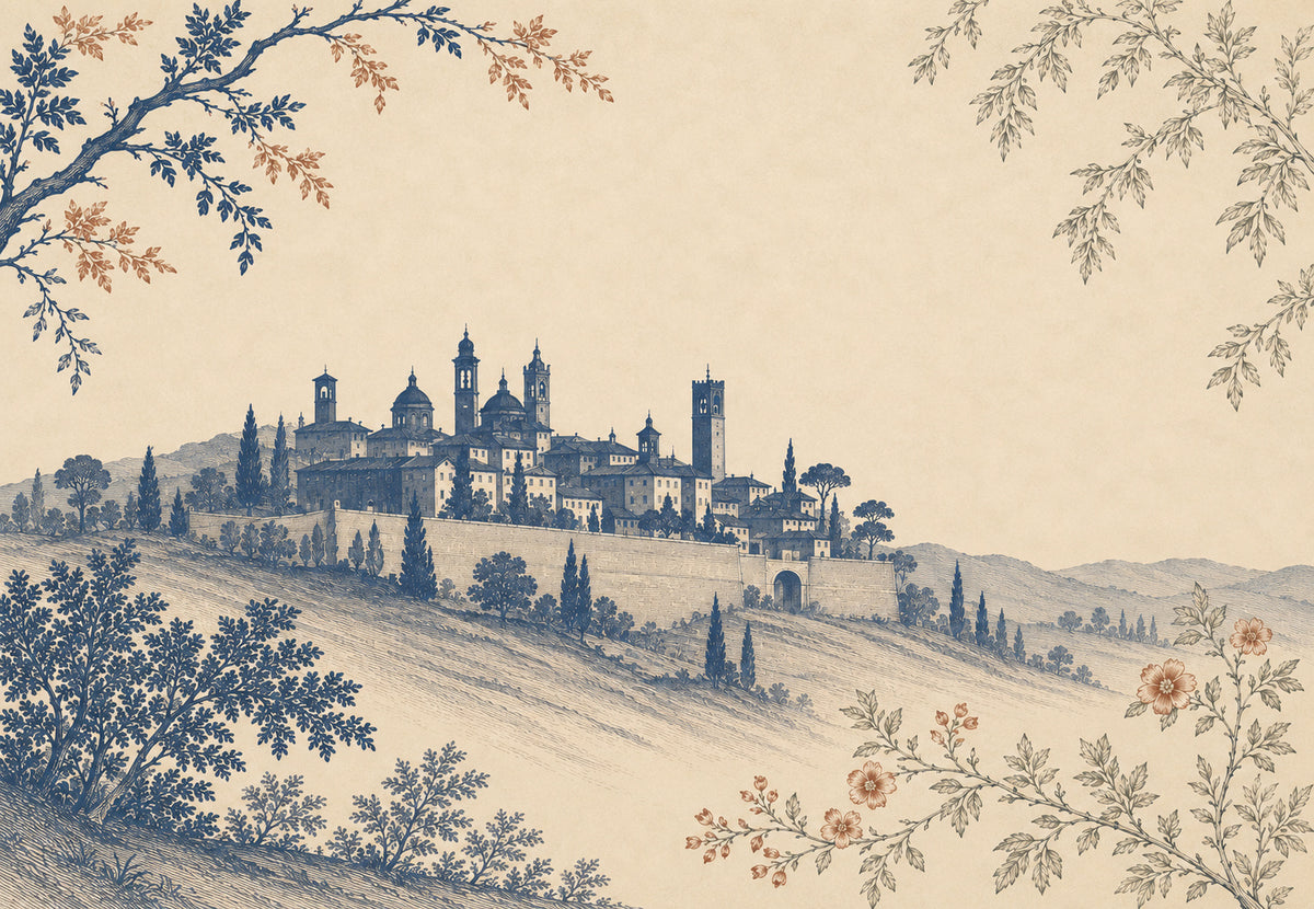 Bergamo, la città fortificata sulla sua collina (Orizzontale)