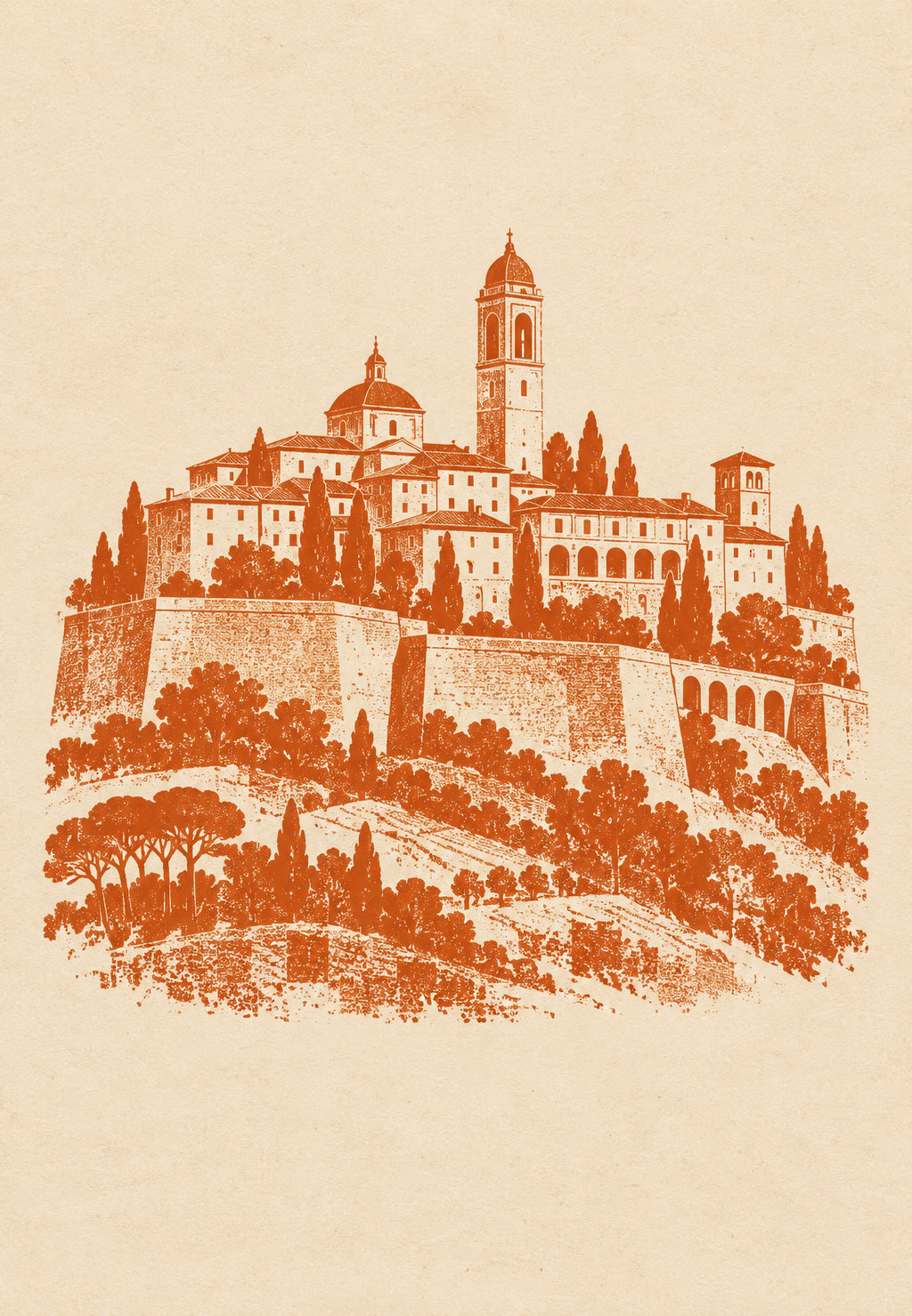 Bergamo, město na kopci