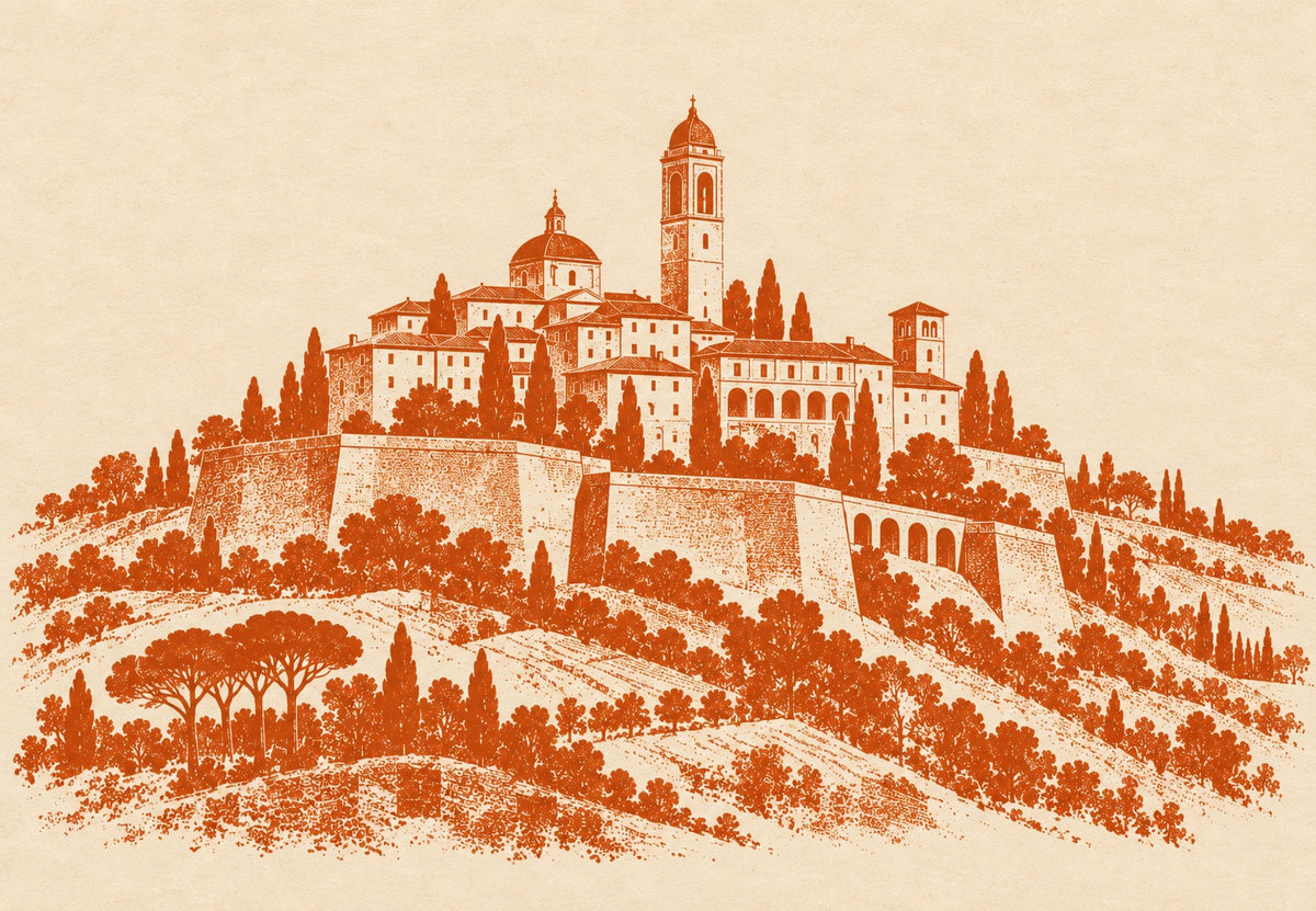 Bergamo, město na kopci (Na šířku)