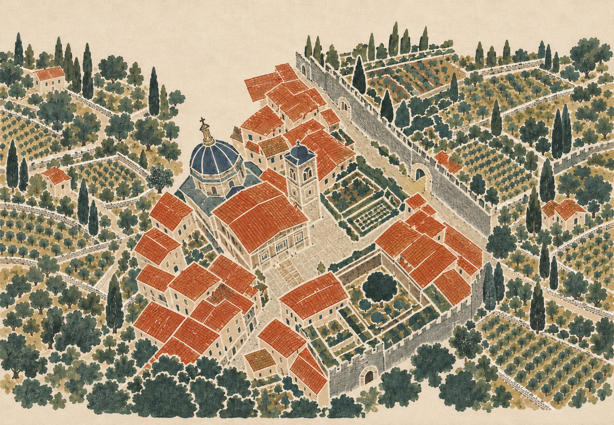 Bergamo, the Upper Town (Landscape)