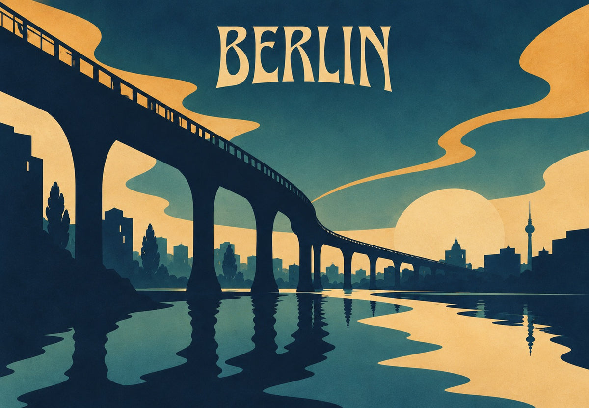 Berlin, the Waterside Viaduct (Landscape)